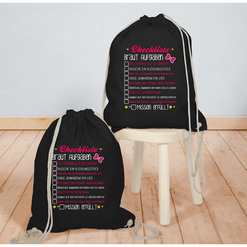 Shirtracer - Gym Bag Backpack - Bachelor Party Women -