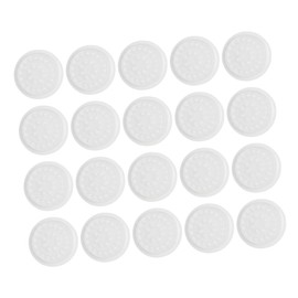 Mikinona 20pcs Mini Flower Shaped Lash Glue Tray Portable Diy Lash Extension Set