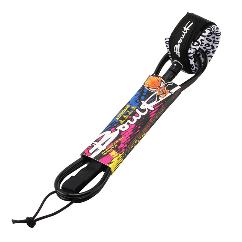 Surf Leash 7mm Thick 6ft/8ft Straight Surfboard Leash SUP Leg
