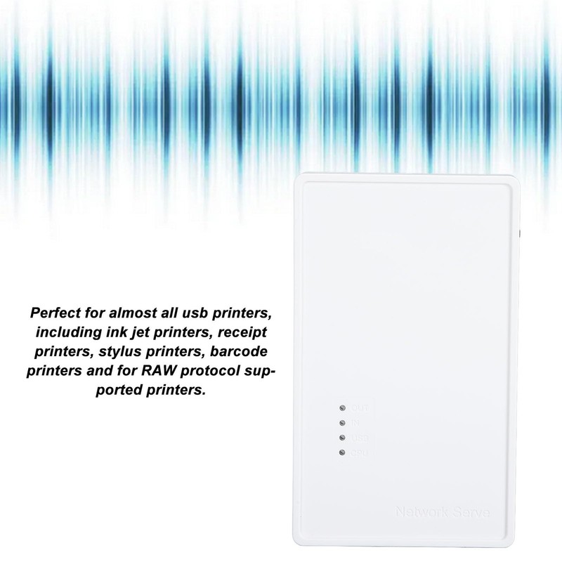 USB Wireless Print Server, Bridge (10/100Mbps) Output & LAN (10/100Mbps)