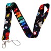 BKBKAAK Stationery Lanyards for ID Badges Holder, School Theme Vertical