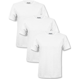 Kingsted Mens Short Sleeve Crew Neck T-Shirts (White, X-Large)