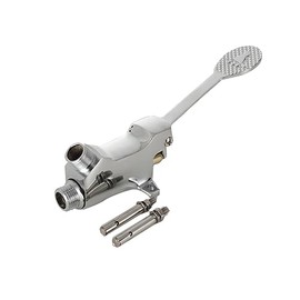 Cozyel Floor Mounted Brass Pedal Valve, Floor Foot Pedal Control Switch, Foot Pedal Water Valve for Foot Pedal Tap, Floor Foot Pedal Control Switch, Tap Valve, Faucet, Basin, Hospital, Hotel