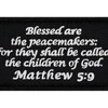 EmbTao Matthew 5:9 Blessed are The Peacemakers Parche bordado Insignia