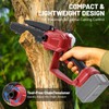 Mini Chainsaw for Milwaukee M18 Battery, 6-Inch Brushless Cordless Pruning