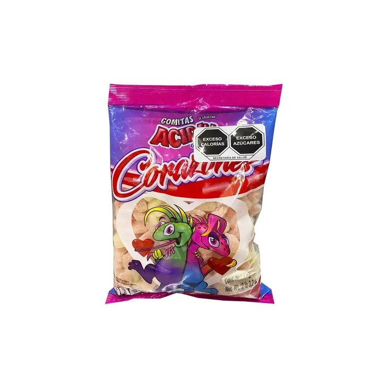 Dulces Gomitas Acidul Fresas Con Crema 1 Kilo Gummies