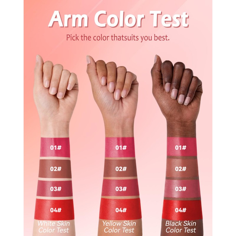 Lestpola Lip Stain Marker Pen-1Pcs Nude Brown Hydrating Lip Stain