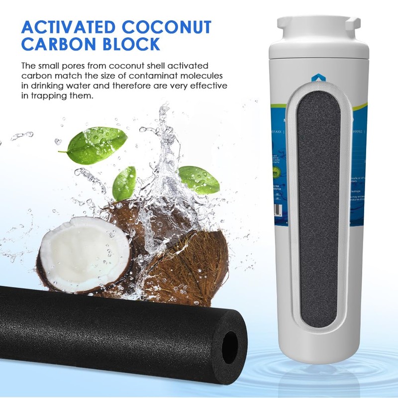 2 X UKF8001 Compatible Water Filter Watermark NSF Approved