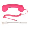Heayzoki Cell Phone Handset, Retro 3.5mm Telephone Handset Cell Phone