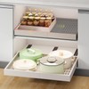 Pull out Cabinet Organizer,Width (14"-21") and Depth (17"-24") Expandable With