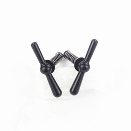 ACEOFFIX Hinge Clamps for Brompton Folding Bike,Magnet Antique Easy Shell Hinge levers Limit Nut for Cycling Frame Tblack