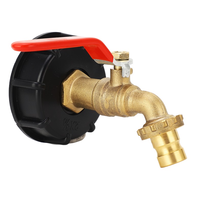 IBC Tote Adapter 3/4in Brass Tote Fitting Coarse Thread 275‑330