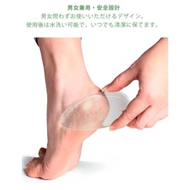 Heel Sharpener Glass Heel File Heel Exfoliating Foot Heel Care Exfoliating Care with Case (NO.003 Transparent)