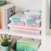 Sterilite Mini Clip Box, Stackable Small Storage Bin with Latching