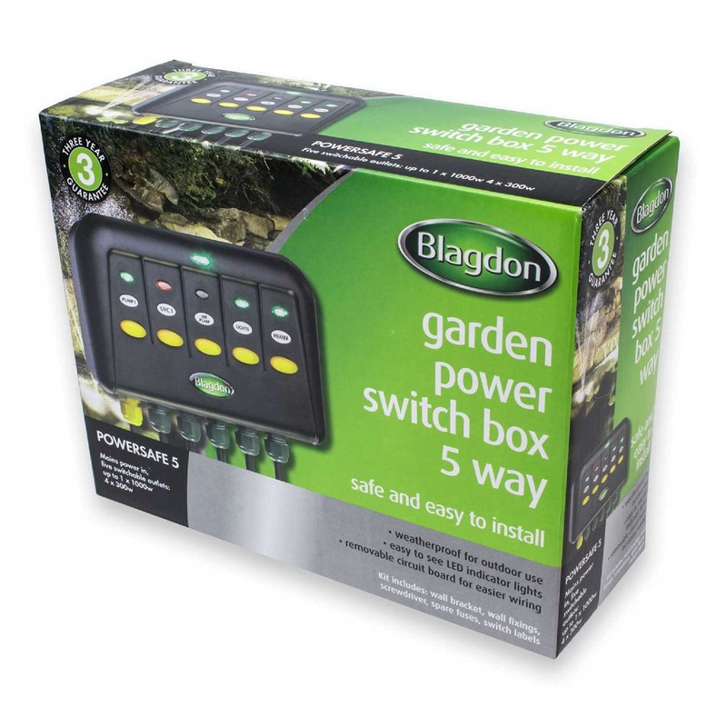 Blagdon 1040235 Powersafe Garden & Pond Safe Weatherproof Electrical Switch