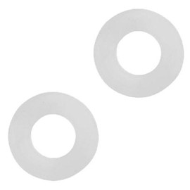 2 PCS Toilet Flush Valve Seal Gasket Replacement Part Washer O-Ring for M5 Caroma Silicon Sealing Clear