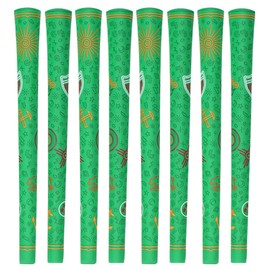 Golf Grips, Wood Iron, Grip Replacement, Non-Slip, No Backline, All Weather Performance, Rubber Material, Singelila, Multicolored, Set of 8 (Green, 8)