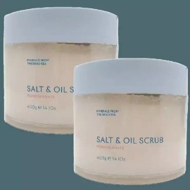 Secret 시크릿 솔트 앤 오일 스크럽 파머그래넛 400g x2개 Secret Salt and Oil Scrub Pomegranate 400g x 2