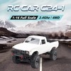 LEOSO WPL C24 1/16 RC Crawler RC Car Upgraded 1200mah