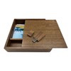 UFARID Walnut Wood Photo Album Box USB Stick 16GB 32GB