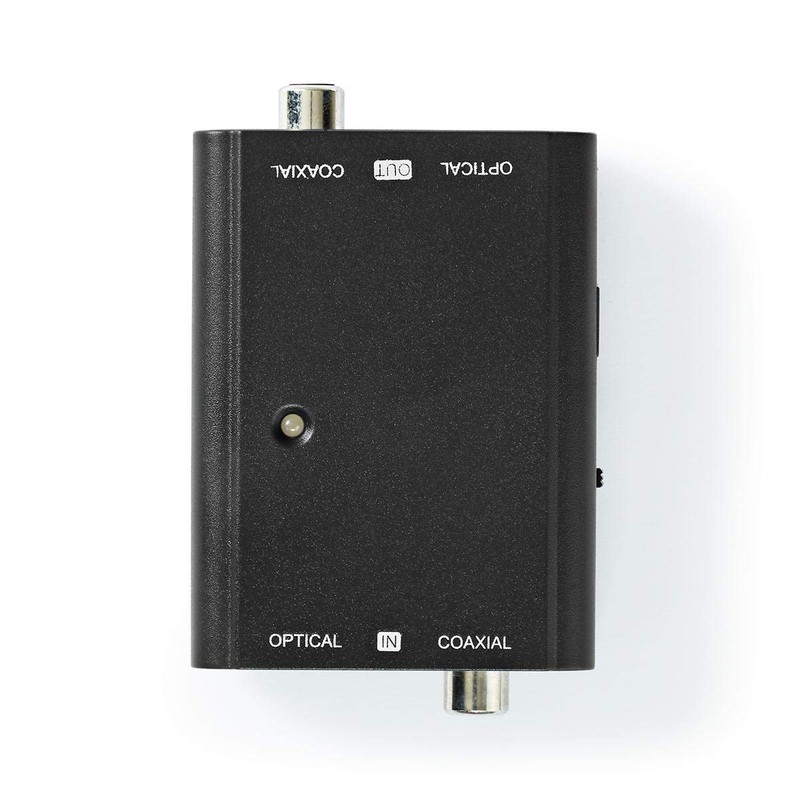 NEDIS BiDirectional DAC Digital Audio Converter, SPDIF RCA to Toslink,