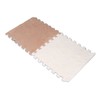 10pcs Plush Foam Floor Mat Washable Interlocking Carpet Tiles Cuttable