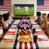 FULJOOY 180 PCS 4th of July Independence Day Plastic Silverware