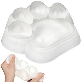 Big Cat Paw Squishy Toy for Taba - 5-inch Transparent Cat Paw Squeeze Toys, Stress Relief Toy, Soft Cat Squishy Fidget Toys for Kids Birthday Party Gift Boys Girls(1Pack)