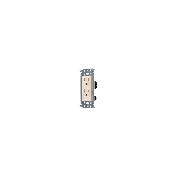 Panasonic Advanced Series WTL11523F Double Outlet with Ground Terminal with
