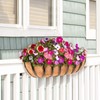 Sekcen Railing Planter Window Box Deck Balcony Rail Planter 24