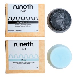 Kit Anticaspa Shampoo Y Acondicionador Sólido - Nuneth