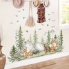 LOONELO Jungle Wild Animal Wall Clings, Giant Mountain Forest Tree