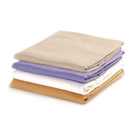 NRG Cotton Poly Massage Table Sheet Set 3 Piece Set - Face Cradle Cover, Flat Sheet and Fitted Sheet - 175 Thread Count - Soft, Durable 50/50 Cotton Poly Blend - Color: Java