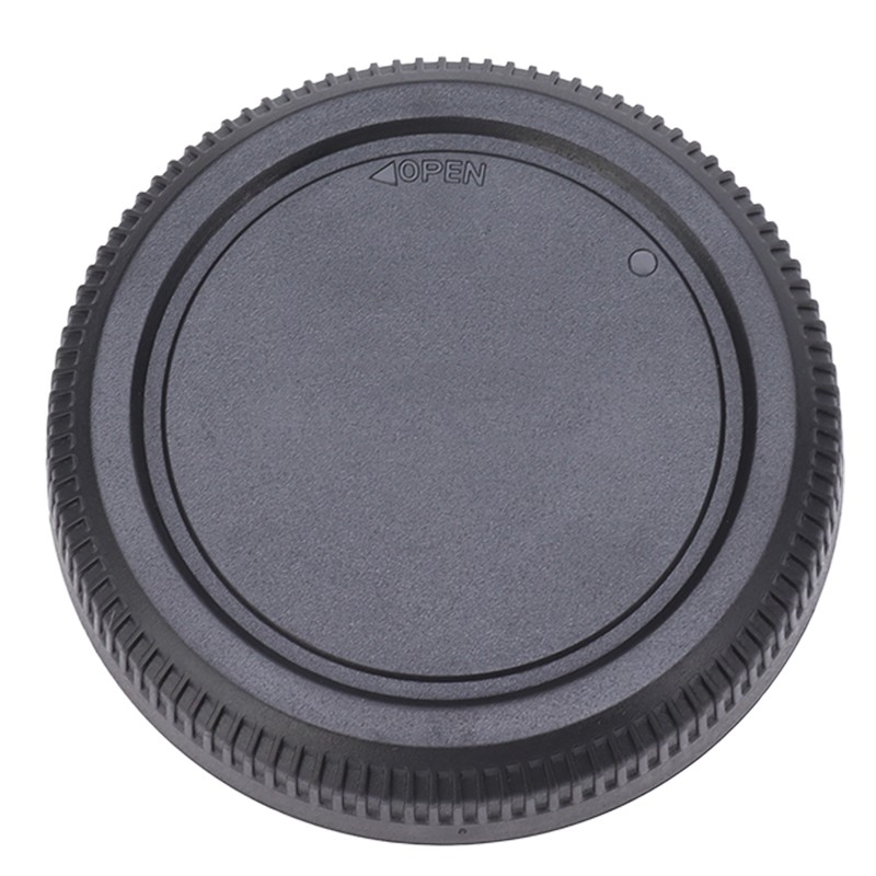 2PCS Lens Rear Caps ABS Plastic Snap On Lens Back