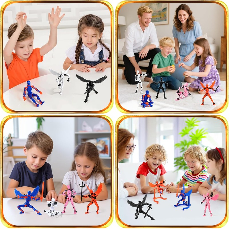 Figura de acción Toy 13 articulada 3D – Set de