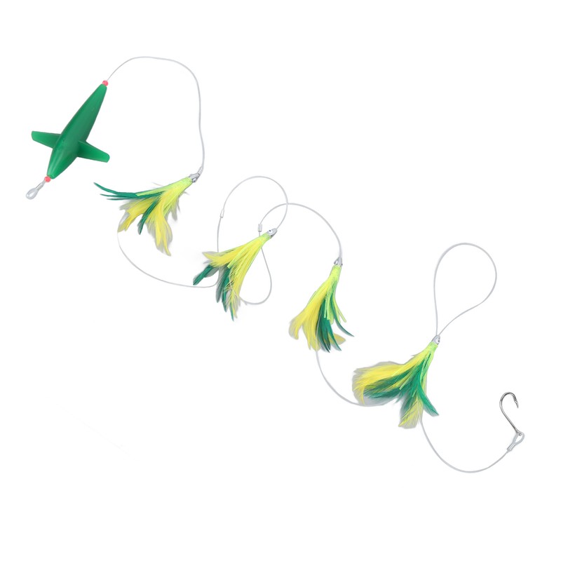 Feather Trolling Lures Excellent Camouflage Durable Trolling Feather Fishing Lures
