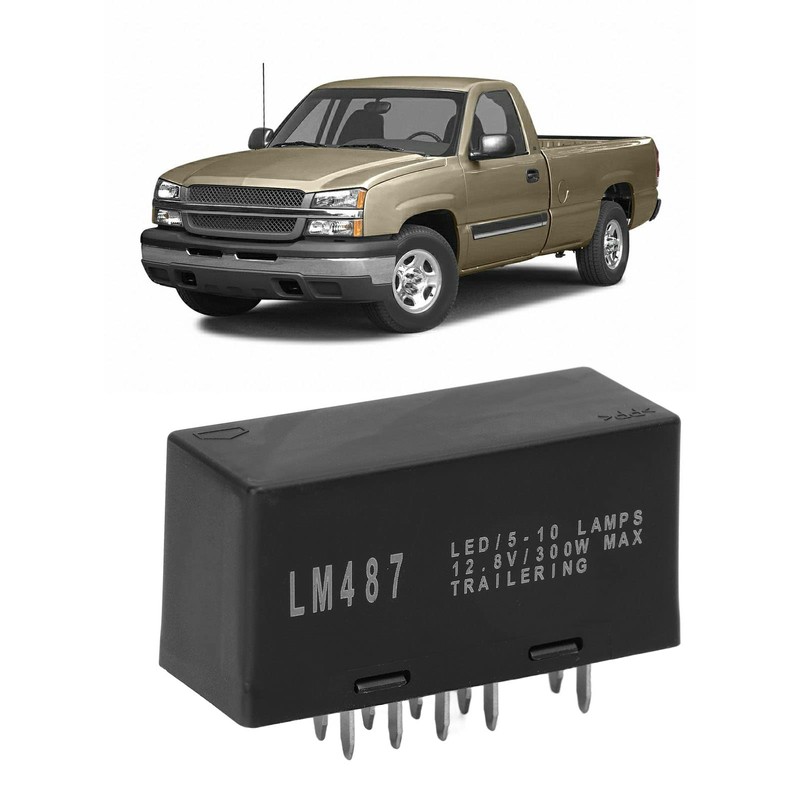 Electronic Turn Flasher Relay,10Pin Hazard Warning Turn Flasher 10383321 Replacement