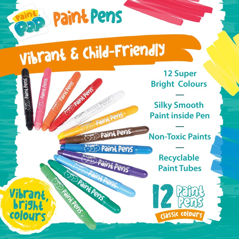 Paint Pop 12 Paint Pens CP09