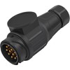 GERUI Pack of 2 European 13 Core Trailer Socket 12