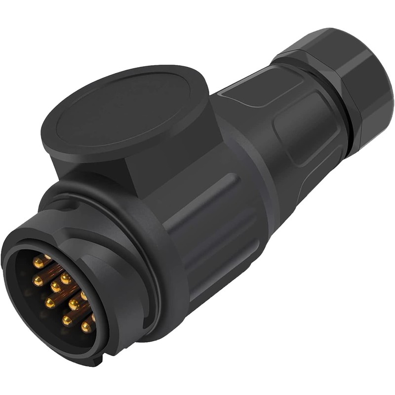 GERUI Pack of 2 European 13 Core Trailer Socket 12
