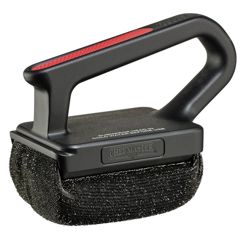 Chef Master Bristle Free Grill Brush Powered by ScrubDaddy, Steam
