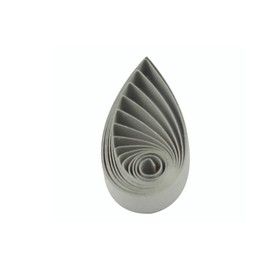 ODETOJOY - Juego de tiras de papel de 5 mm, 120 tiras de 52 cm, papel de origami de color sólido, manualidades, tiras de papel de quilling (gris claro)