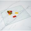 Phore Tempered Glass Cutting Board for Kitchen, Dishwasher Safe, Clear