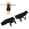 2pcs Weight Lifting Hook Heavy Duty Wrist Wraps Power Weight