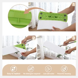 Mops Pad for Floor Cleaning,Magic Sponges Eraser Cleaning Mop Pads Refills Suitable for 13" Flat mop Head (Mop Pad Refill,13"x4.72"x0.16")