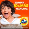 Detergente en Polvo Ace Regular Limpieza al Instante Hasta 54