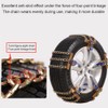 Snow Chain Car Anti Slip Tire Chains Cables Anti Skid