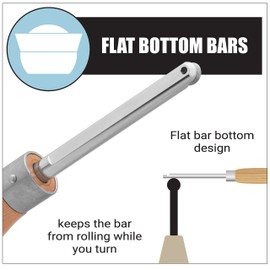 3PC Carbide Mini Turning Tool Set With Foam Lined Case Perfect For Turning Pens Pencils Tops Goblets Acorns Bottle Stoppers or any Small to Mid-Size Turning Project, Lathe Tools Mini (3pc)