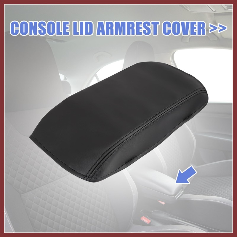 HEROFFIX Car Center Console Lid Armrest Seat Box Cover Protector
