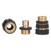4Pcs Garden Hose Quick Connector Brass High Hardness Durable No